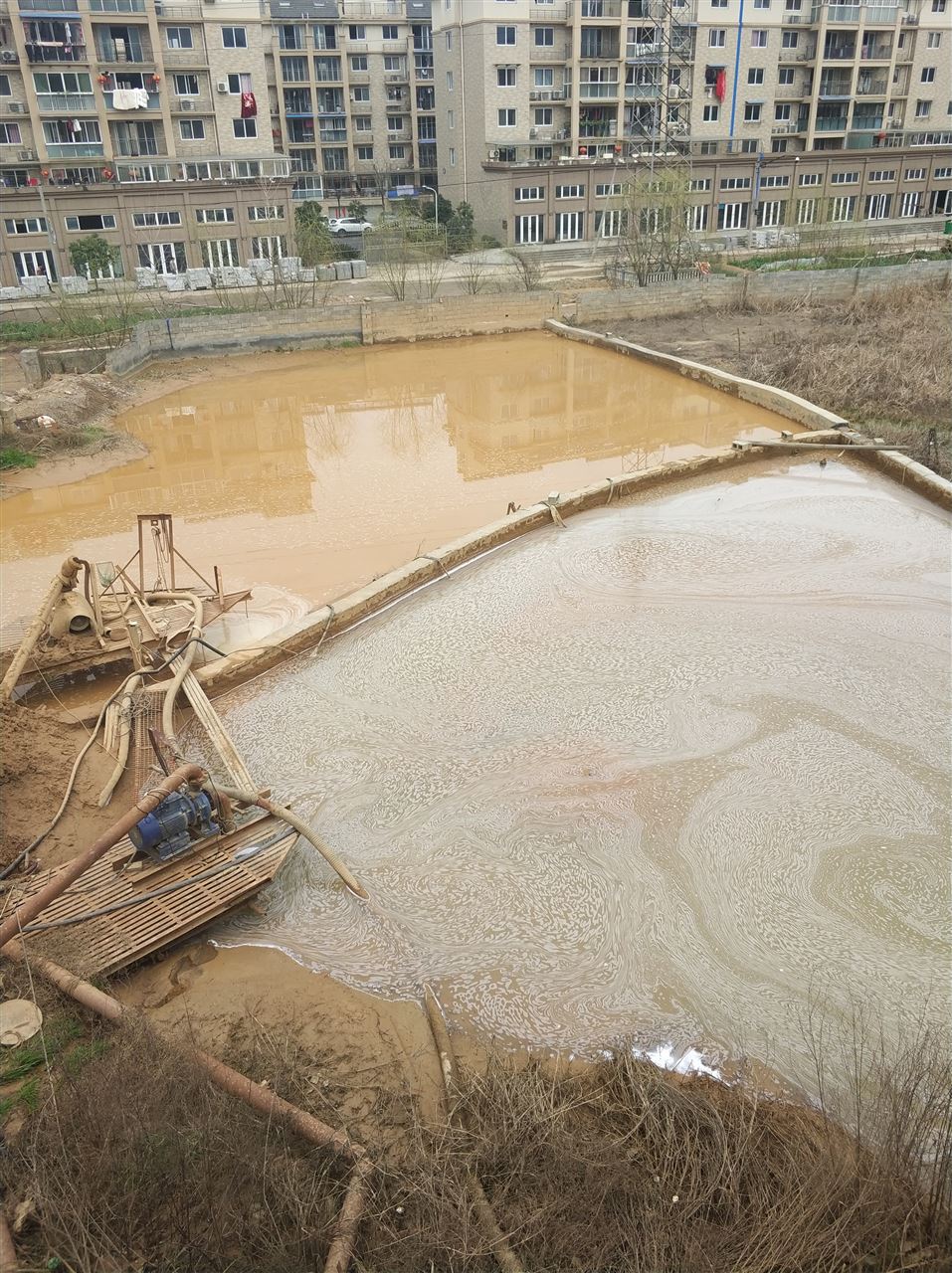 瓮安沉淀池淤泥清理-厂区废水池淤泥清淤
