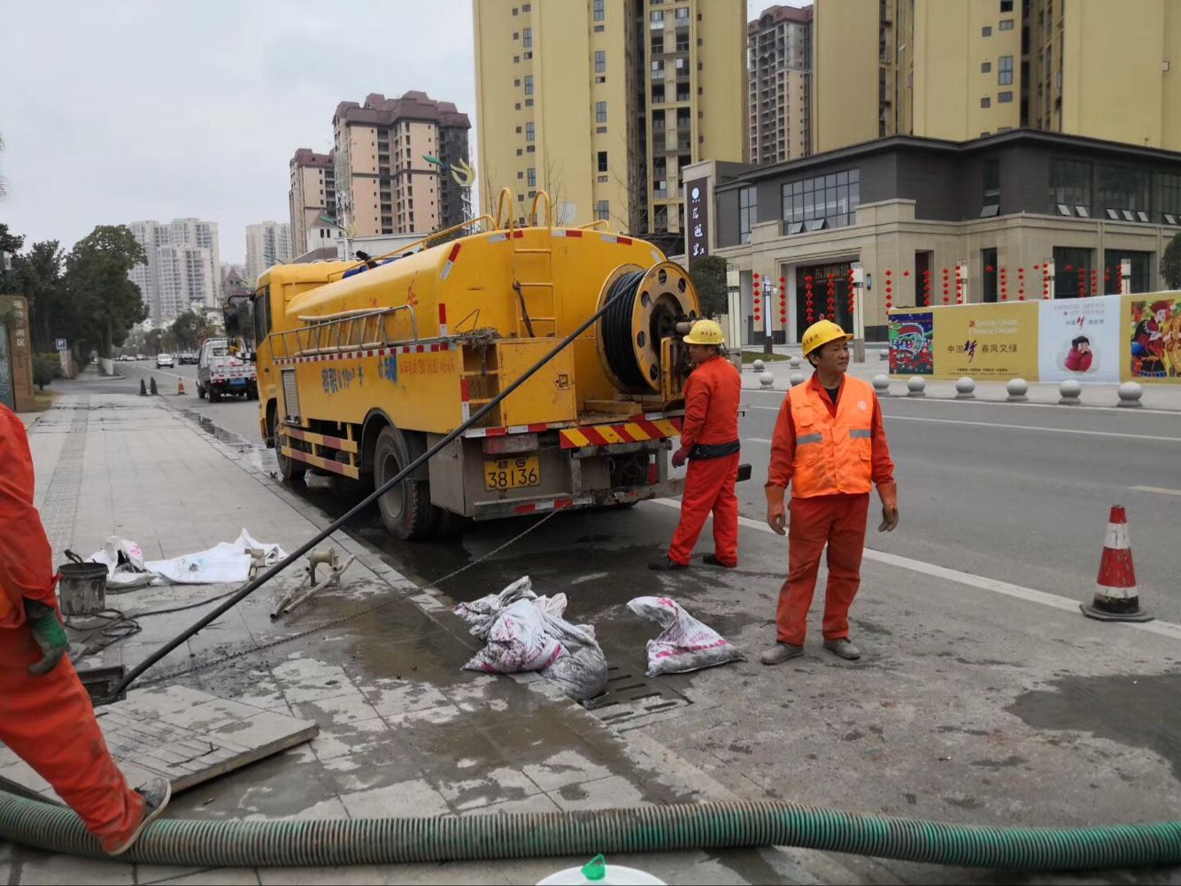瓮安排污管道清淤-管道清洗